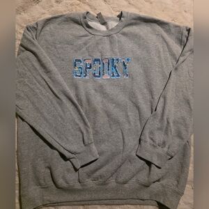 Coraline Spooky Embroidered Sweatshirt Size XL